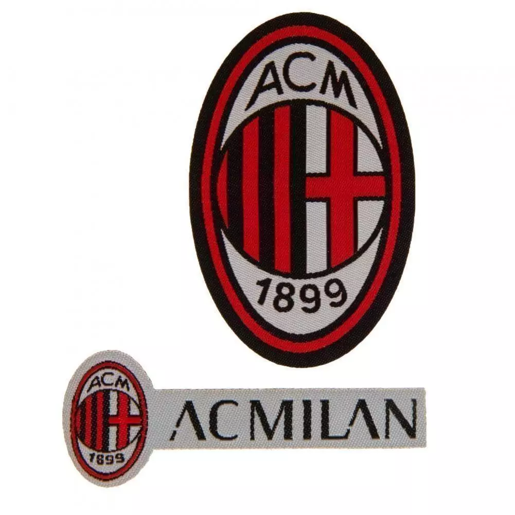 AC Milan Twin Iron-On Patch Set
