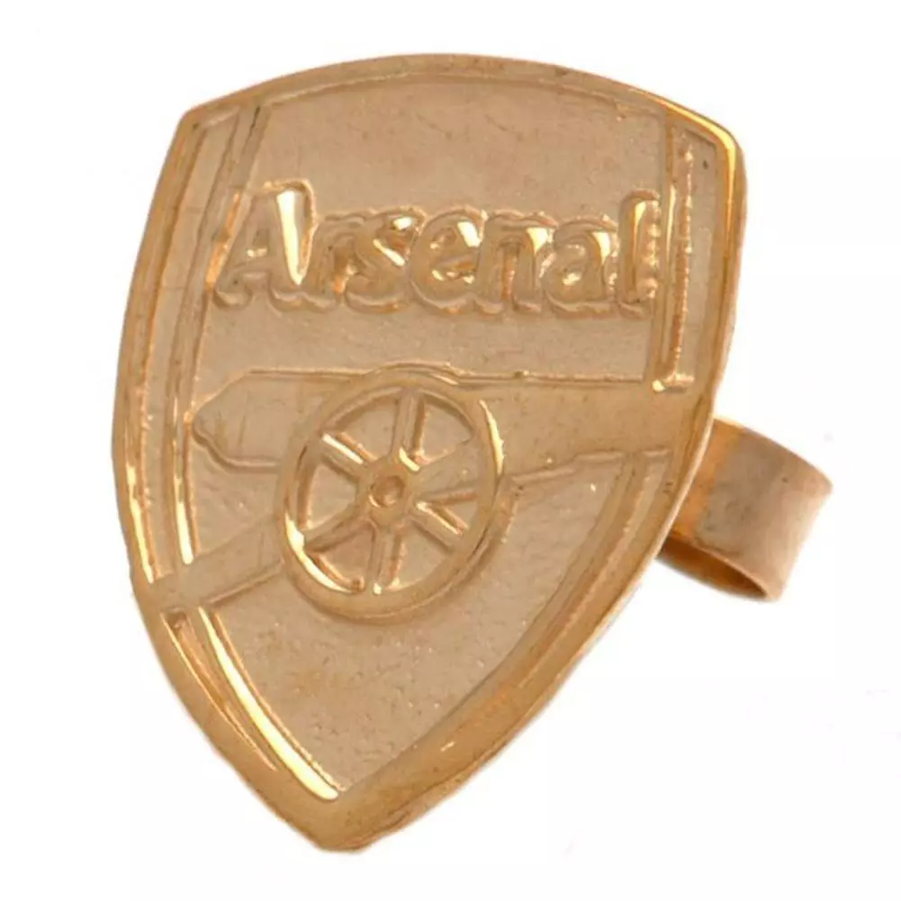 Arsenal FC 9ct Gold Crest Earring