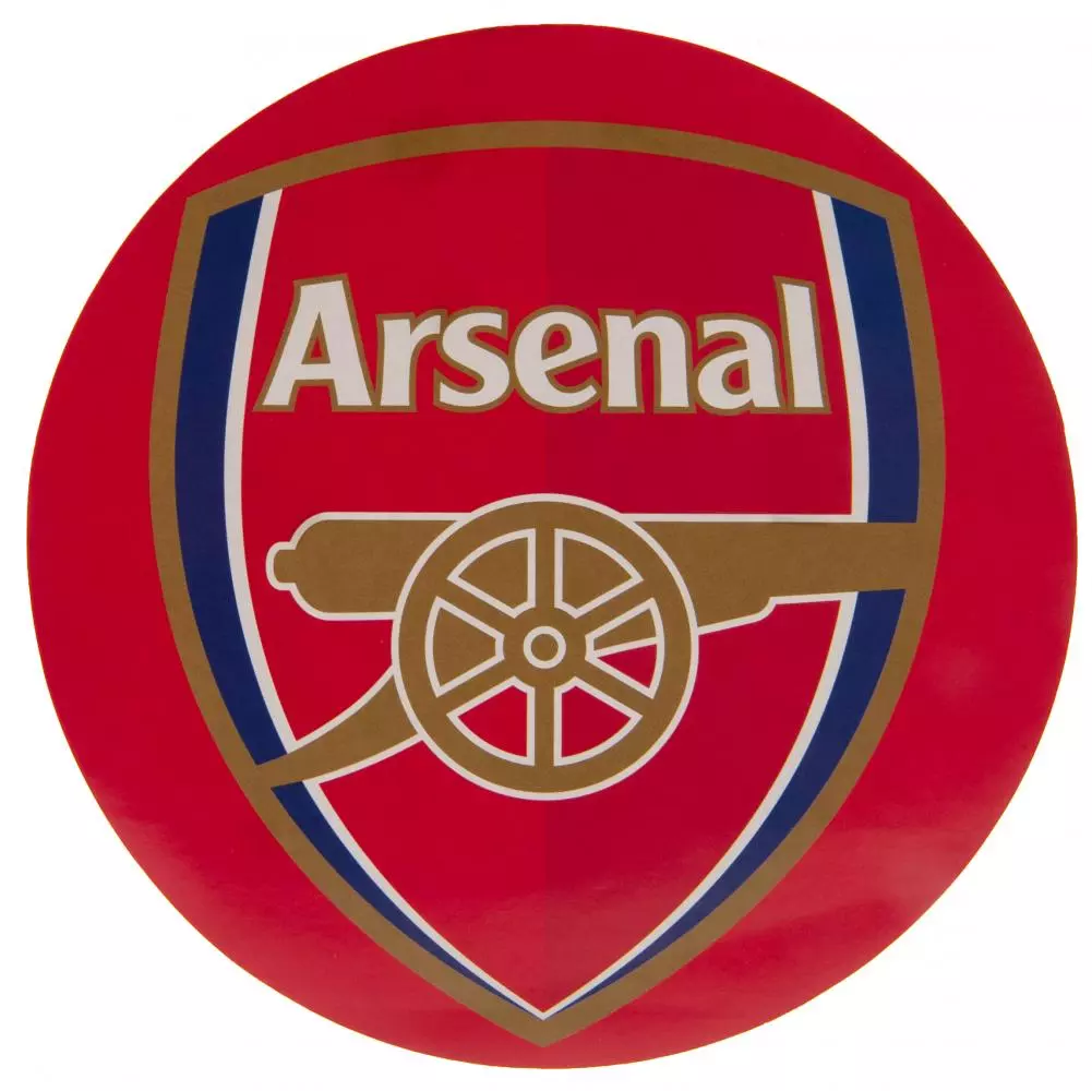 Arsenal FC Large Crest Circular Vinyl Sticker