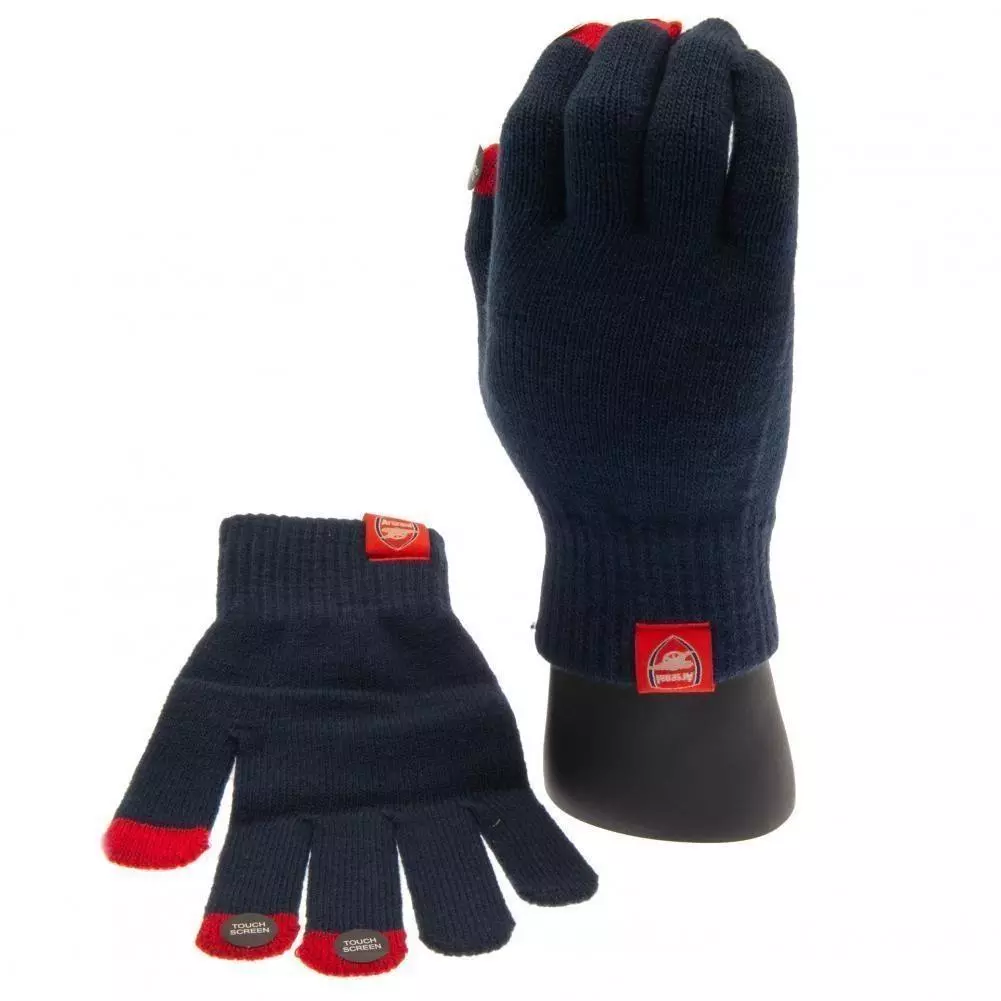 Arsenal FC Adults Knitted Gloves 