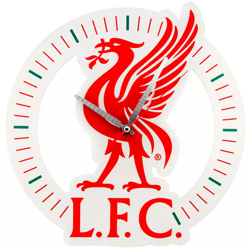Liverpool FC Liverbird Die-Cast Metal Wall Clock