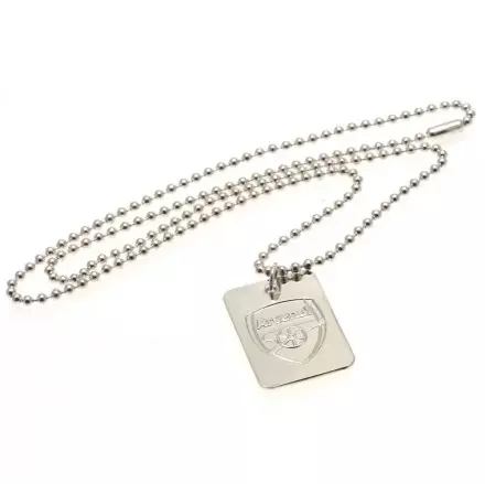 Arsenal-FC-Silver-Plated-Dog-Tag-Chain-1