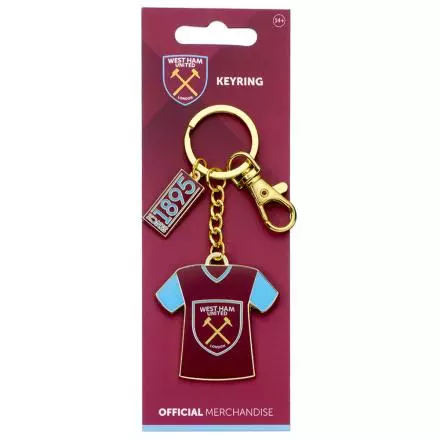 West-Ham-United-FC-Shirt-Charm-Keyring-2