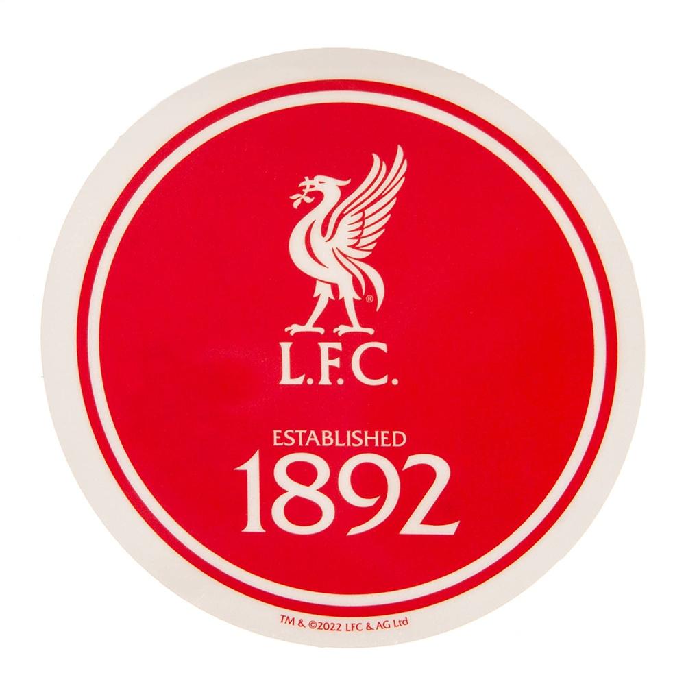 Liverpool FC Single Car Sticker EST