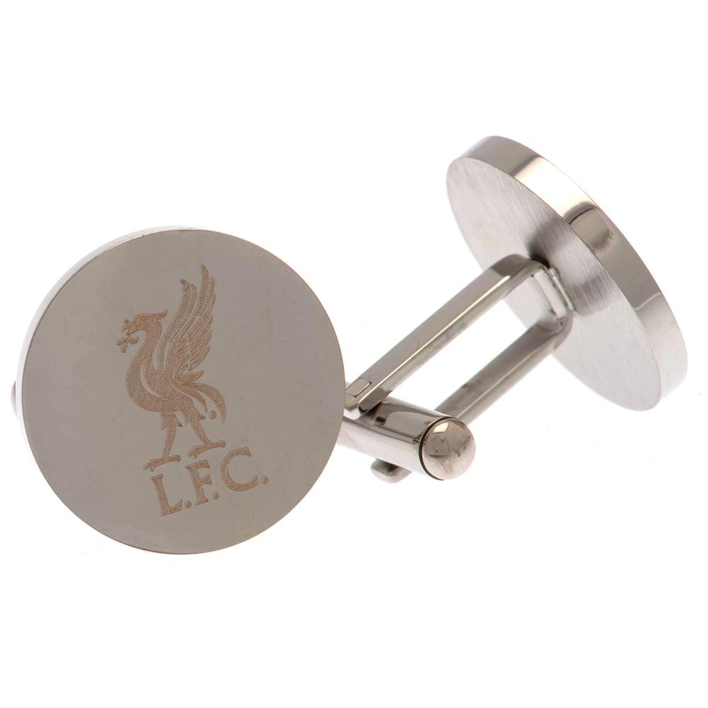 Liverpool FC Stainless Steel Round Cufflinks