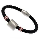 Arsenal-FC-Colour-Ring-Leather-Bracelet
