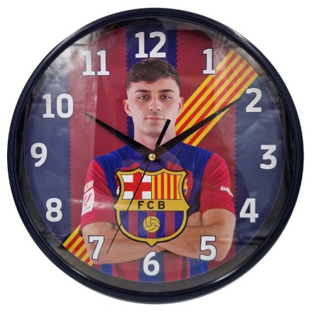 FC-Barcelona-Pedri-Wall-Clock-2